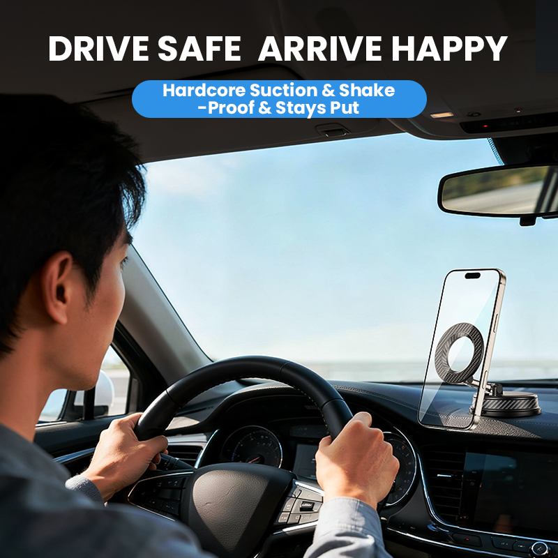 Vacuum Magnetic Phone Mount